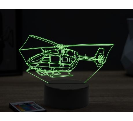 Beling 3D lampa, Rescue helicopter, 16 barevná, LV70