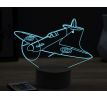 Beling 3D lampa, Spitfire, 16 barevná, LV74