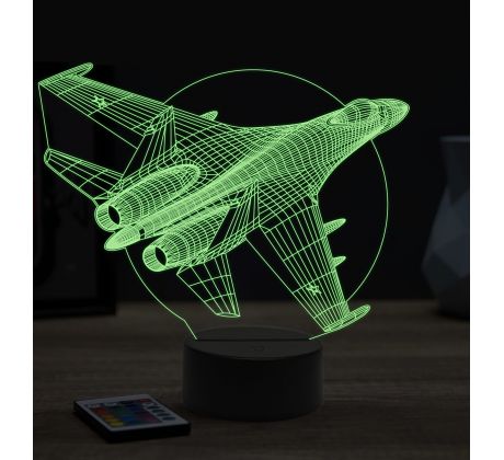 Beling 3D lampa, SU 35 set, 16 barevná, LV77