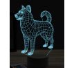 Beling 3D lampa, Alaskan Malmute, 16 barevná, PS01