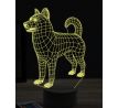 Beling 3D lampa, Alaskan Malmute, 16 barevná, PS01