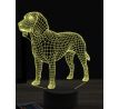 Beling 3D lampa, Beagle pes, 16 barevná, PS03