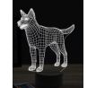 Beling 3D lampa, Border Collie, 16 barevná, PS05