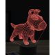 Beling 3D lampa, Cartoon pes, 16 barevná, PS09
