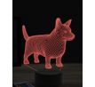 Beling 3D lampa, Corgi dog, 16 barevná, PS11