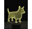 Beling 3D lampa, Corgi dog, 16 barevná, PS11