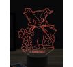 Beling 3D lampa, Dog love flowers, 16 barevná, PS13