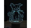 Beling 3D lampa, Dog love flowers, 16 barevná, PS13