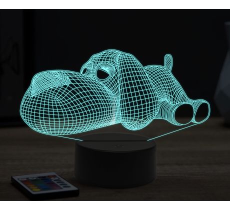 Beling 3D lampa, Dog toy, 16 barevná, PS14