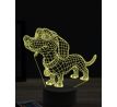 Beling 3D lampa, Funny Dachshund, 16 barevná, PS17