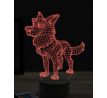 Beling 3D lampa, Funny German Shepherd, 16 barevná, PS18