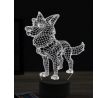 Beling 3D lampa, Funny German Shepherd, 16 barevná, PS18