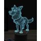 Beling 3D lampa, Funny German Shepherd, 16 barevná, PS18