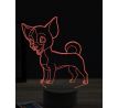 Beling 3D lampa, Funny pincher dog, 16 barevná, PS20