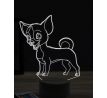 Beling 3D lampa, Funny pincher dog, 16 barevná, PS20