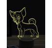 Beling 3D lampa, Funny pincher dog, 16 barevná, PS20