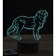 Beling 3D lampa, Golden Retriever pes, 16 barevná, PS22