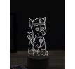 Beling 3D lampa, Paw patrol Chase, 16 barevná, PS27