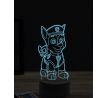 Beling 3D lampa, Paw patrol Chase, 16 barevná, PS27