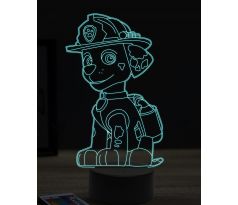 Beling 3D lampa, Paw patrol Marshall 2, 16 barevná, PS29