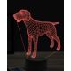 Beling 3D lampa, Pointer dog, 16 barevná, PS31