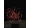 Beling 3D lampa, Pomeranian, 16 barevná, PS32