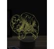 Beling 3D lampa, Pomeranian, 16 barevná, PS32