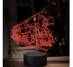 Beling 3D lampa, Parný rušeň 477.0 Papagáj, 16 barevná, SXQ60