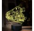 Beling 3D lampa, Parný rušeň 477.0 Papagáj, 16 barevná, SXQ60