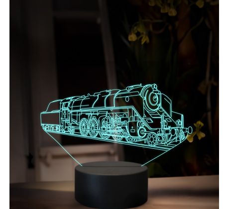 Beling 3D lampa, Parný rušeň 498.0-Albatros nulka, 16 barevná, SXQ62