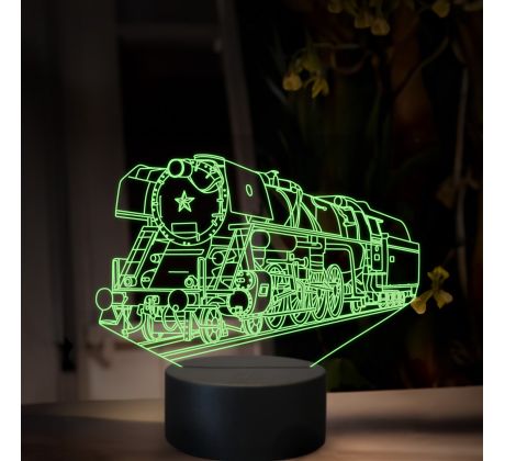 Beling 3D lampa, Parný rušeň 498.1-Albatros, 16 barevná, SXQ63