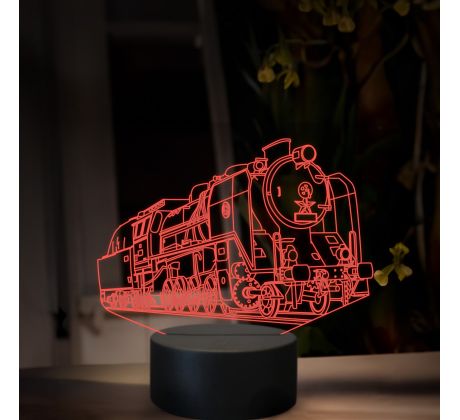 Beling 3D lampa, Parný rušeň 534.03 ''Kremák'', 16 barevná, SXQ64
