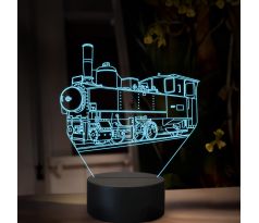 Beling 3D lampa, Parný rušeň U37.0, 16 barevná, SXQ66