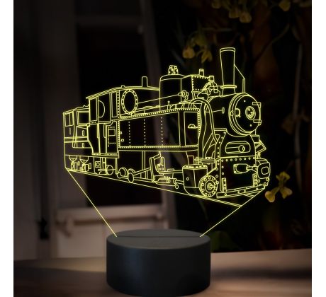 Beling 3D lampa, Parný rušeň U45.9, 16 barevná, SXQ67