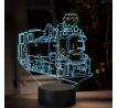 Beling 3D lampa, Parný rušeň U46.0, 16 barevná, SXQ68