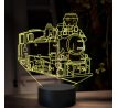 Beling 3D lampa, Parný rušeň U46.0, 16 barevná, SXQ68