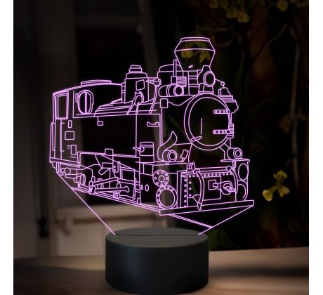 Beling 3D lampa, Parný rušeň U46.0, 16 barevná, SXQ68
