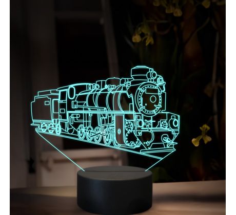 Beling 3D lampa, Parný rušeň U57.0, 16 barevná, SXQ69