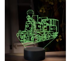 Beling 3D lampa, Parný rušeň U36, 16 barevná, SXQ70