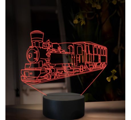 Beling 3D lampa, Parný rušeň U175, 16 barevná, SXQ71