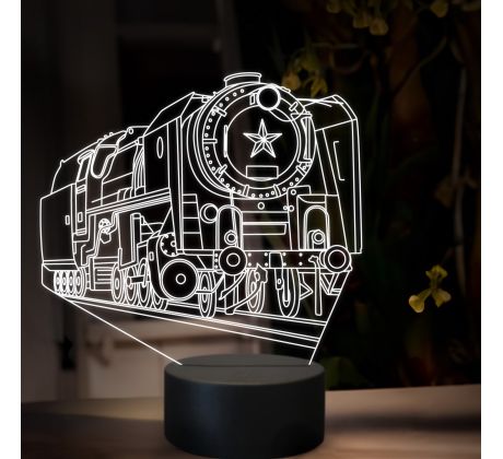 Beling 3D lampa, Rušeň 556.0 Štoker, 16 barevná, SXQ72
