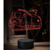 Beling 3D lampa, Elektrický rušeň Siemens ES-64-U2-(1), 16 barevná, SXQ73