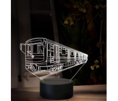Beling 3D lampa, Pražské metro, 16 barevná, SXR75
