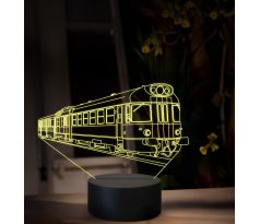 Beling 3D lampa, Motorový vozeň 850, 16 barevná, SXR77