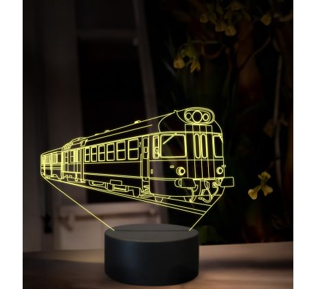 Beling 3D lampa, Motorový vozeň 850, 16 barevná, SXR77