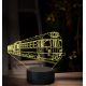 Beling 3D lampa, Motorový vozeň 850, 16 barevná, SXR77