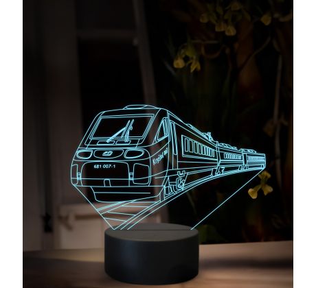 Beling 3D lampa, Pendolino 2, 16 barevná, SXR81