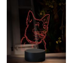 Beling 3D lampa, Vlastní návrh, 16 barevná B1V4