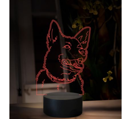 Beling 3D lampa, Vlastní návrh, 16 barevná B1V4