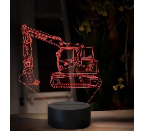 Beling 3D lampa, Vlastní návrh, 16 barevná B1V9